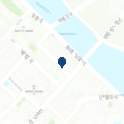 도약 계절의 위치를 나타내는 서울 강남구 지도